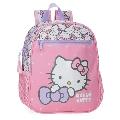 Imagen de Hello Kitty My Favourite Bow Mochila Preescolar Rosa 23x28x10 cms Poliéster 6,44L