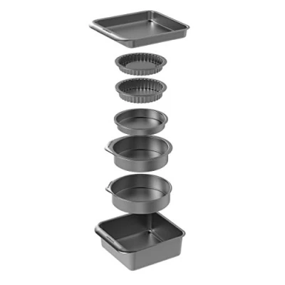Imagen de MasterClass Baking Moulds Set Smart Space 7 Piece Standard non stick coating
