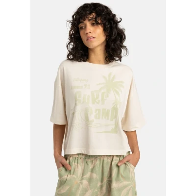 Imagen de Billabong Honoluna Camiseta estampada, Mujer, Talla: Small, White