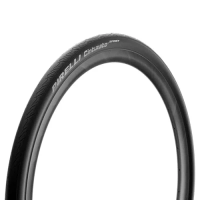 Imagen de Pirelli Cinturato Sport Neumático de Ciclismo, Unisex, Negro, 700x26