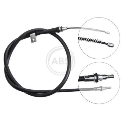 Imagen de A.B.S. K19827 Cable de Freno Mano 1540 Tambor para dirección izquierda/derecha NISSAN: MICRA 3