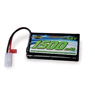 Imagen de Carson 500608229 Batería Recargable Ni MH (9,6 V/1500 mAh, con Conector Tamiya, para Coche radiocontrolado por radiocontrol