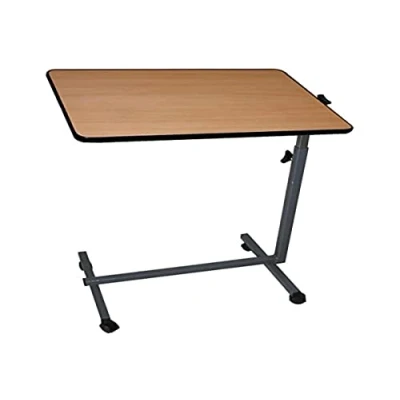 Imagen de Queraltó Easy Mesa Auxiliar con Ruedas para Cama y Sofá, Madera, 40 x 60 70/105 cm