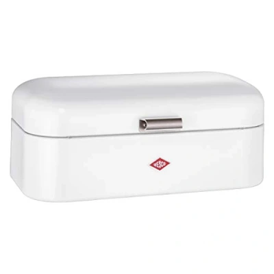 Imagen de Wesco Panera Grandy 235 201, blanca, 18,30 x 42,10 26,40 cm, acero inoxidable