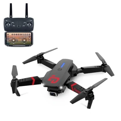 Imagen de TURBO CHALLENGE Elite Drone MKX 400318 Dispositivo Volador Negro 2 Baterías Recargables Plástico Regalo Cumpleaños Luminoso Video A partir de 8 años