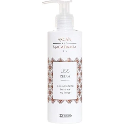 Imagen de Biacre 8028498967430 Aceite de Argán y Macadamia Liss Crema para el cabello, 0,26 kg, 8028498967430, 200 mililitro, 1