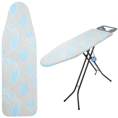 Imagen de KADAX funda para tabla de planchar con goma elástica, práctica plancha vapor, repuesto (ondas S)