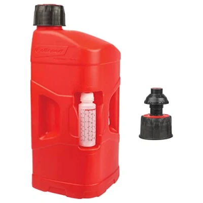 Imagen de Polisport 8460000002 ProOctane bidón de Gasolina 20L homologado con Sistema llenado rápido Duradero y Resistente tapón a Prueba derrame en Color Rojo