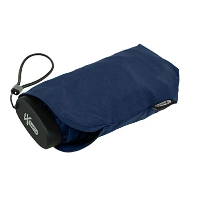Imagen de iX brella Paraguas de bolsillo ultrapequeño 15 cm en formato móvil con funda, Insignia Blue, 93 cm, Super Mini