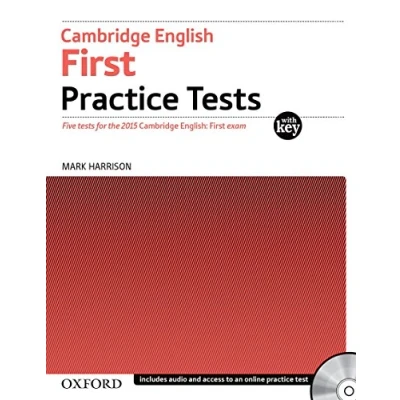 Imagen de Cambridge English First Practice Tests: Certificate Test with Key exam Pack 3rd Edition: Four tests for the 2015 English: (First Tests)