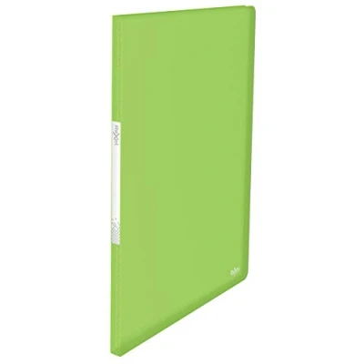 Imagen de Rexel Choices, 2115656, libreta translúcida, A4, 20 bolsillos, capacidad para 40 hojas, color verde