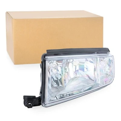 Imagen de VAN WEZEL 7625961 Faros izquierda H7, H3 transparente para circulación por la derecha sin servomotor reg. alcance luces PK22s