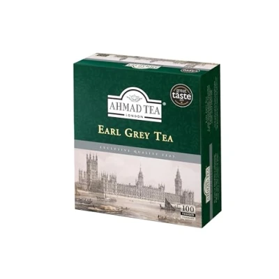Imagen de Ahmad Tea Earl Grey Te negro 100 Bolsitas á 2 gramos, 1 paquete