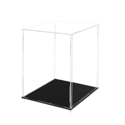 Imagen de TSKDKIT Vitrina de Acrílico Transparente, Caja Organizadora a Prueba Polvo, Mostrador Montaje para coleccionables, Figuras acción(20 x 20 25 cm)