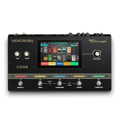 Imagen de HeadRush Core Procesador de modelado amplis FX para guitarra y voz con clonación, looper, Antares Auto Tune, wifi, pantalla táctil Bluetooth