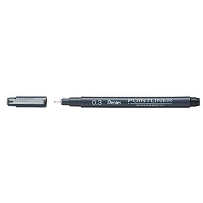 Imagen de Pentel Rotulador Pointliner calibrado pigmentado. Punta de 0,3mm.