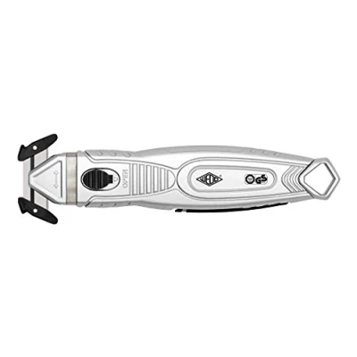 Imagen de Wedo 078865 Cuchilla de Seguridad para Láminas, Diseño Ergonómico, Certificación Tüv/Gs, Plateado.
