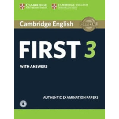 Imagen de Cambridge English First 3 Student S Book With Answers Audio