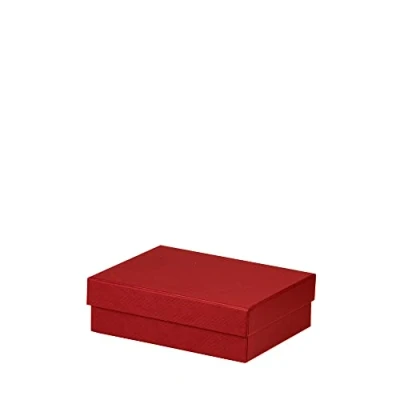 Imagen de Rössler Papier 13401453365 Caja de cartón rectangular Boxline, 140 x 190 60 mm, roja, 1 unidad