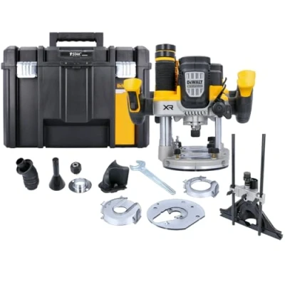 Imagen de DeWalt DCW620NT 18V XR Router de inmersión inalámbrico sin escobillas 1/2 pulgada en funda transporte profunda Tstak VI