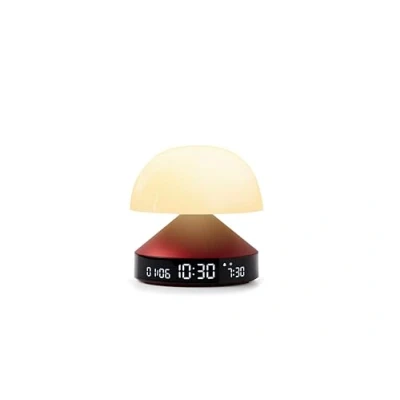 Imagen de Lexon MINA Sunrise Despertador luminoso de mañana, simulador amanecer y anochecer, 5 sonidos naturales, lámpara noche LED, luz nocturna terapia ROJO OSCURO