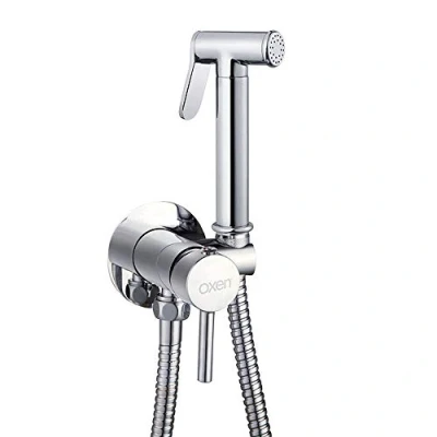 Imagen de Kibath 1151414 Grifo para el WC con ducha de mano, higiene íntima sustitución del bidet, monomando agua fría y caliente