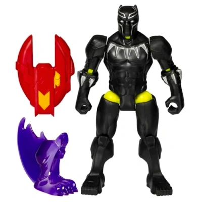 Imagen de Avengers MixMashers Marvel, Black Panther, Figura de acción Mix and Match Accesorios