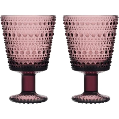 Imagen de Iittala Glass Kastehelmi Calluna 260 ml 2 pieces