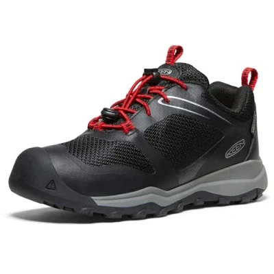 Imagen de KEEN Wanduro Low Waterproof, Zapatillas, Black/Ribbon Red,