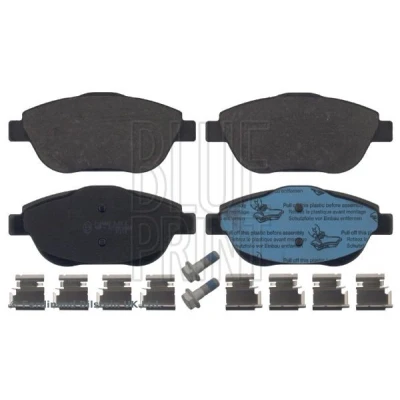 Imagen de BLUE PRINT ADP154208 Juego de pastillas freno Eje delantero con material fijación CITROËN: C3 II, DS3 Hatchback, Picasso, OPEL: Crossland X