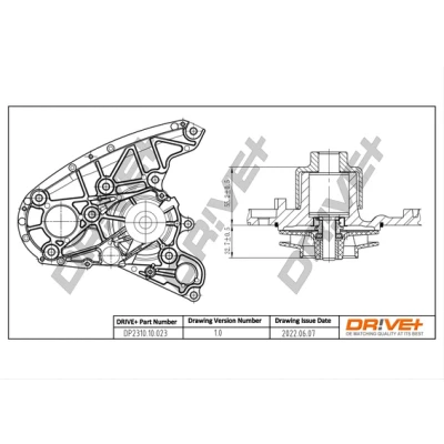 Imagen de Bomba de agua, refrigeración del motor Dr!ve+ DP2310.10.023