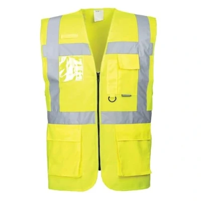 Imagen de Portwest Chaleco Executive Berlin, Tamaño: XXL, Color: Amarillo, S476YERXXL