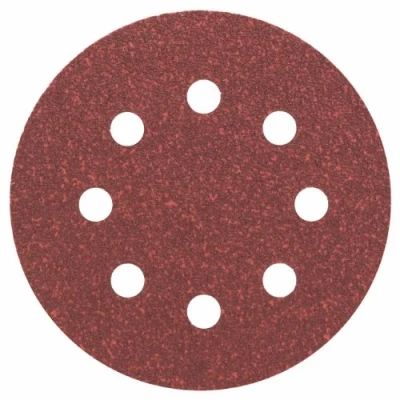 Imagen de Bosch 2 608 605 104 Hoja de lija, paquete 5 uds. 115 mm, 60 (pack 5)