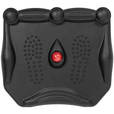 Imagen de Duronic Alfombrilla Anti Fatiga FT02, Gran de Escritorio para Oficina, Soporte Ergonómico Pies, Caderas, Piernas y Espalda, Masaje Puntos Acupresión Negro