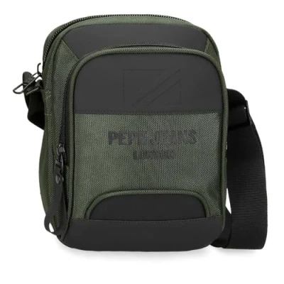 Imagen de Pepe Jeans Bromley Bandolera Mediana Verde 17x22x8 cms Poliéster