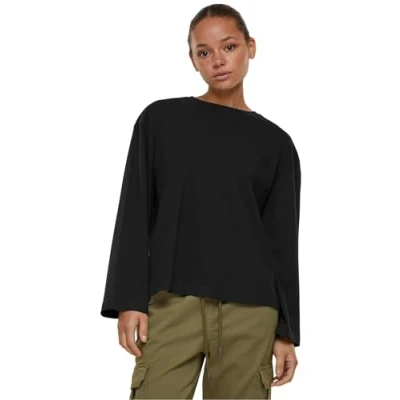 Imagen de Urban Classics Camiseta de manga larga, Mujer, Talla: XS, Black