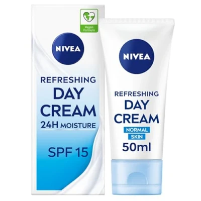 Imagen de NIVEA crema de día hidratante ligera, facial con vitamina E, esenciales para el cuidado la piel, intensiva, 50 ml