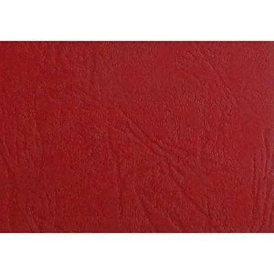 Imagen de GBC Portadas encuadernación LeatherGrain 250 gsm rojo (100) Cubierta (Rojo)