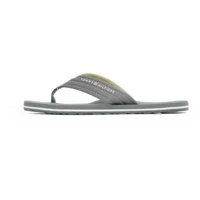 Imagen de Tommy Hilfiger Chanclas Hombre Nyc Beach Sandal con logotipo, Gris (Universal Grey), 40