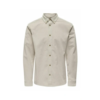 Imagen de Only &amp; Sons Onsmichael Stretch Camisa, Hombre, Talla: XL, Silver lining