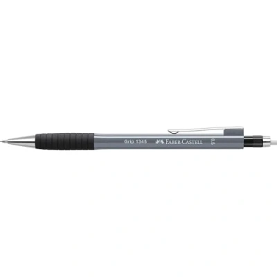 Imagen de Faber Castell 134589 Grip 1345 Stone Grey Portaminas (dureza B, grosor de la mina 0,5 mm, con goma borrar integrada, 1 unidad)