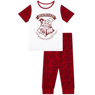 Imagen de Harry Potter Pijama Niña Pijamas para Slythering Y Gryffindor Edades 12 13 Años
