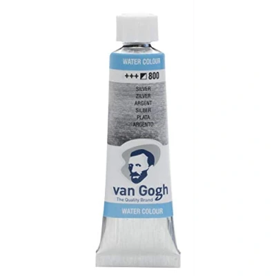 Imagen de Van Gogh Pintura para acuarela, tubo de 10 ml, plata 800