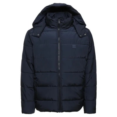 Imagen de Urban Classics Hooded Puffer Jacket Chaqueta de invierno, Hombre, Talla: 3XL, Navy