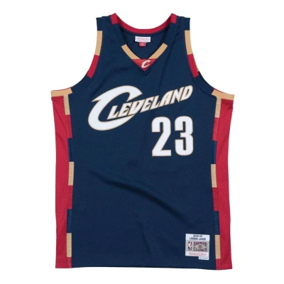Imagen de Mitchell &amp; Ness NBA Swingman Alternate Cleveland Cavaliers 08 Lebron JAME Top, Hombre, Talla: Small, Navy