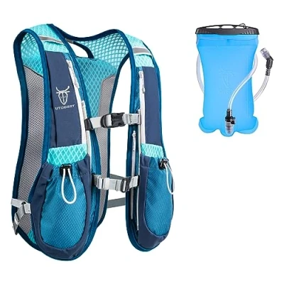 Imagen de UTOBEST Mochila Running Hidratacion Ligero 5L Mochilas Trail con 1.5L Bolsa de Agua para Correr Senderismo Ciclismo Camping Maratón Hombre Mujer