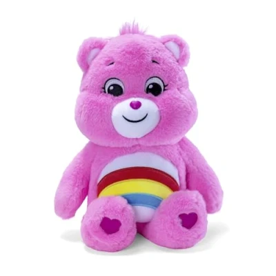 Imagen de Simba Osos Amorosos Mimosa 35 cm en Caja, Peluche Rosa con Arcoíris la Barriga, Fomenta Esperanza y el Optimismo, A Partir de 0 Meses (6305878000)