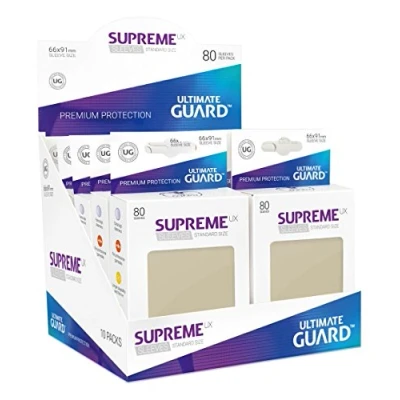 Imagen de Ultimate Guard Fundas Suprema ux, tamaño estándar, 80 unidades, color arena (10548)