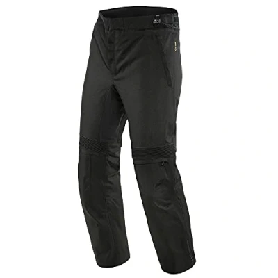 Imagen de Dainese Connery D Dry Pants, Pantalones Touring Impermeables, Protectores de Rodilla, Ajuste Ancho, Moto para Hombre, Negro/Negro, 50