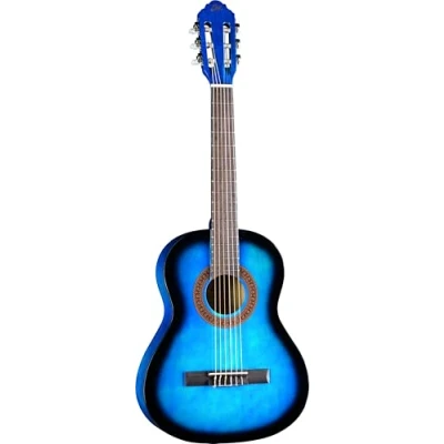 Imagen de EKO Guitars CS 5 Blue Burst Guitarra clásica serie Studio, escala 3/4, color azul